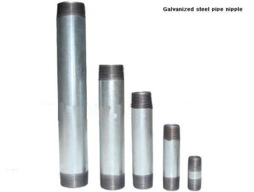 Galvanized pipe fittings and pipe nipples
