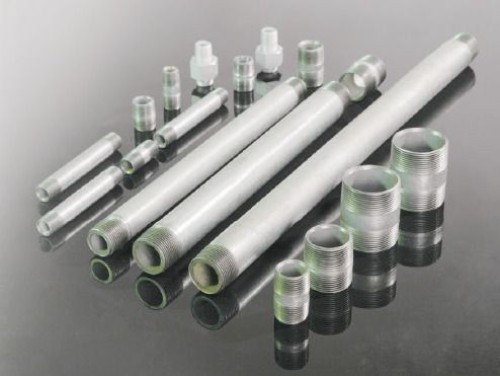 Rolled pipesthread nipples